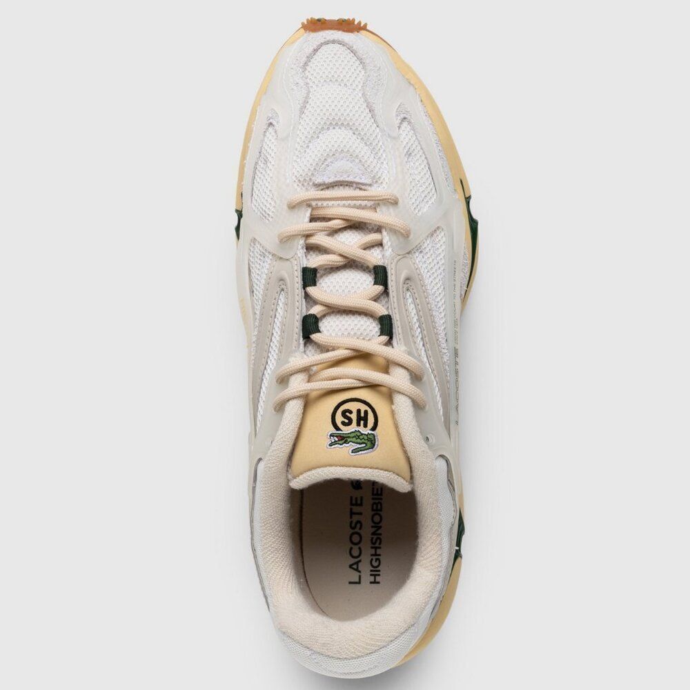 NEW Highsnobiety X Lacoste Sneakers Trainer L003 2K24 White/Eggshell/Green 10.5